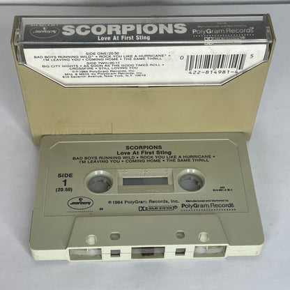 Scorpions - Love at First Sting original cassette tape