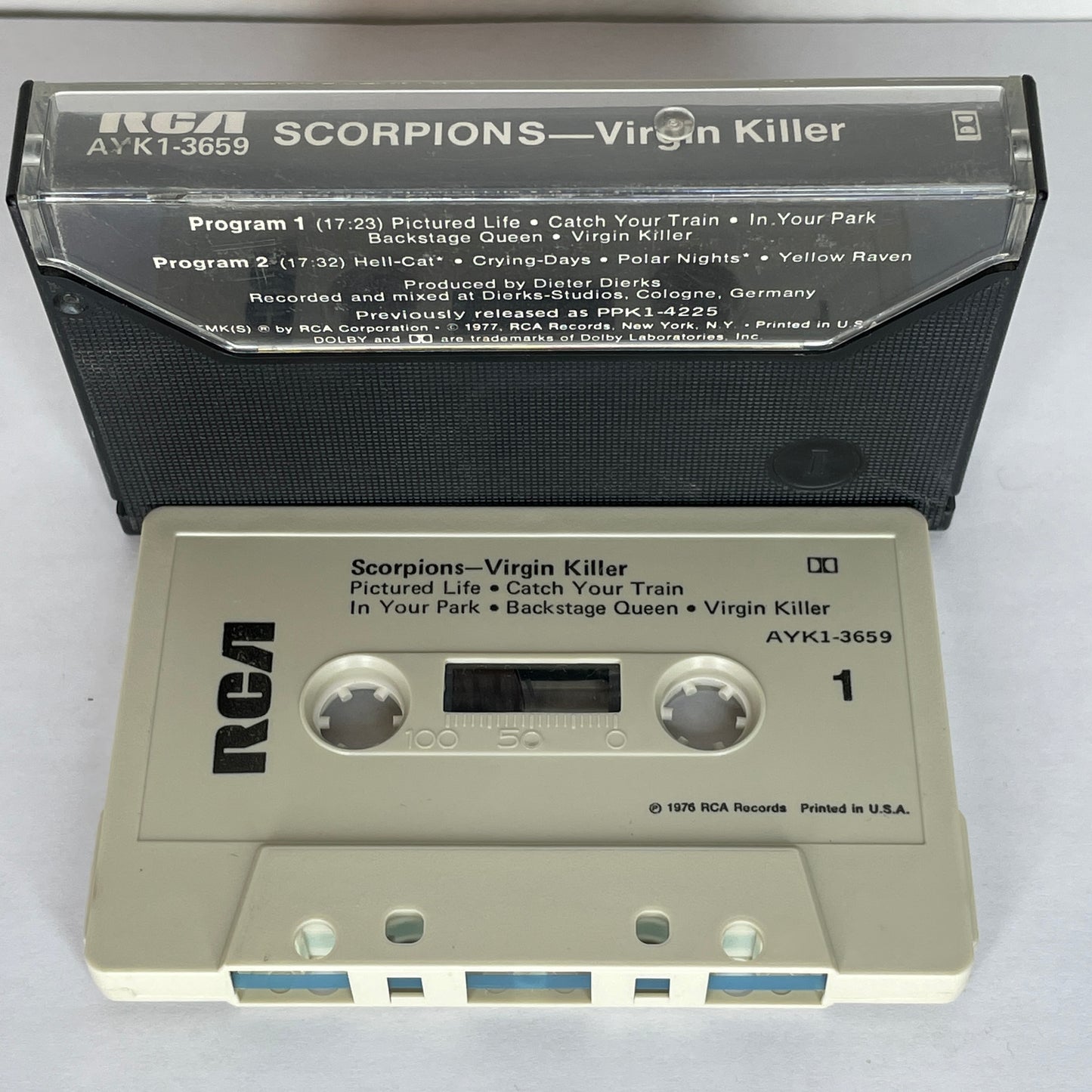 Scorpions - Virgin Killer original cassette tape