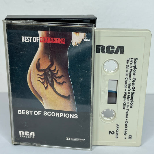 Scorpions - Best of Scorpions original cassette tape