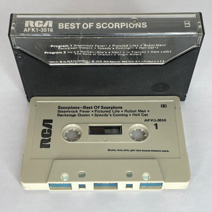 Scorpions - Best of Scorpions original cassette tape