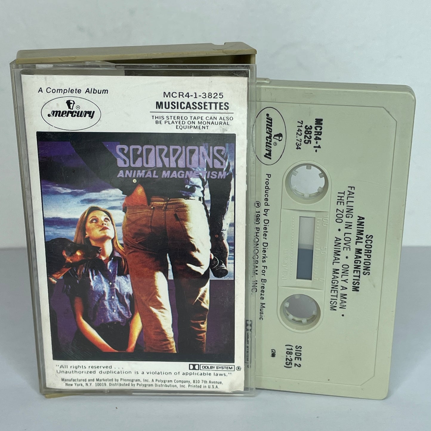 Scorpions - Animal Magnetism original cassette tape