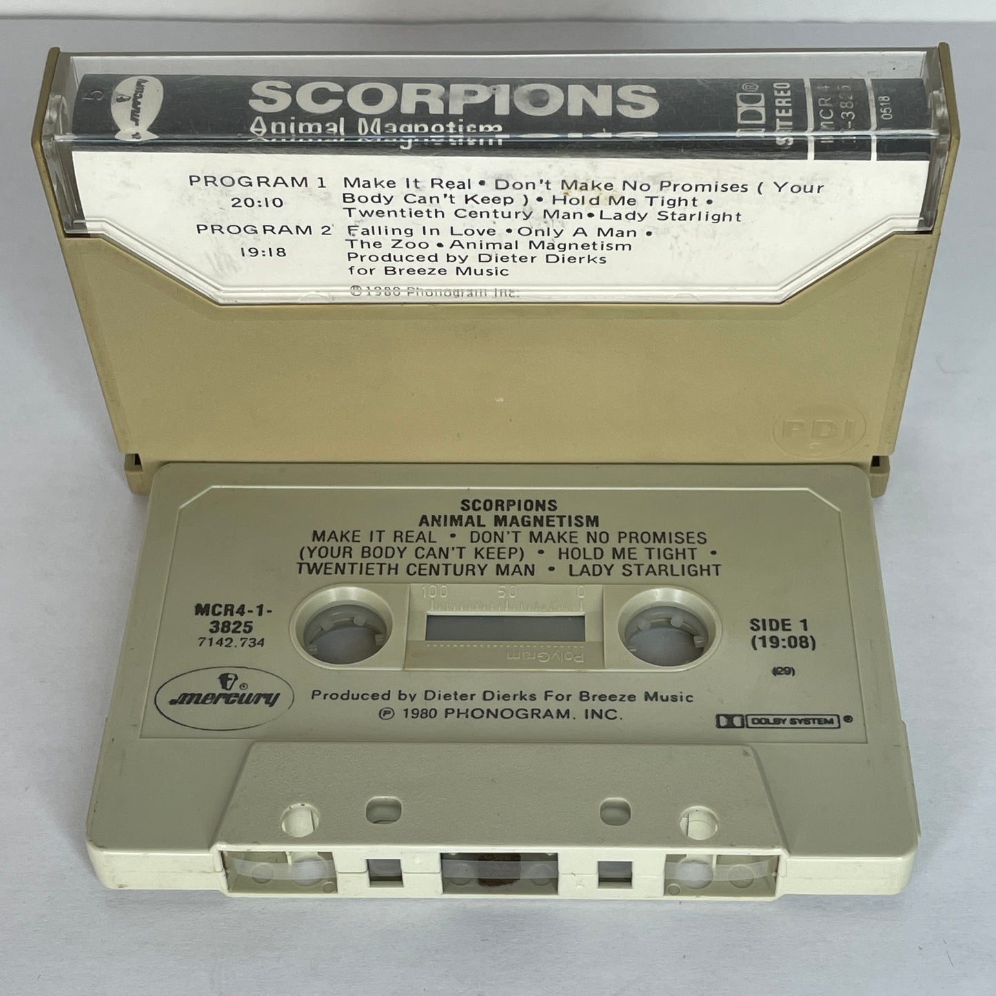 Scorpions - Animal Magnetism original cassette tape