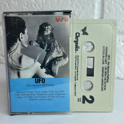 UFO - No Heavy Petting original cassette tape