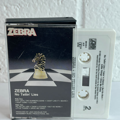 Zebra - No Tellin' Lies original cassette tape