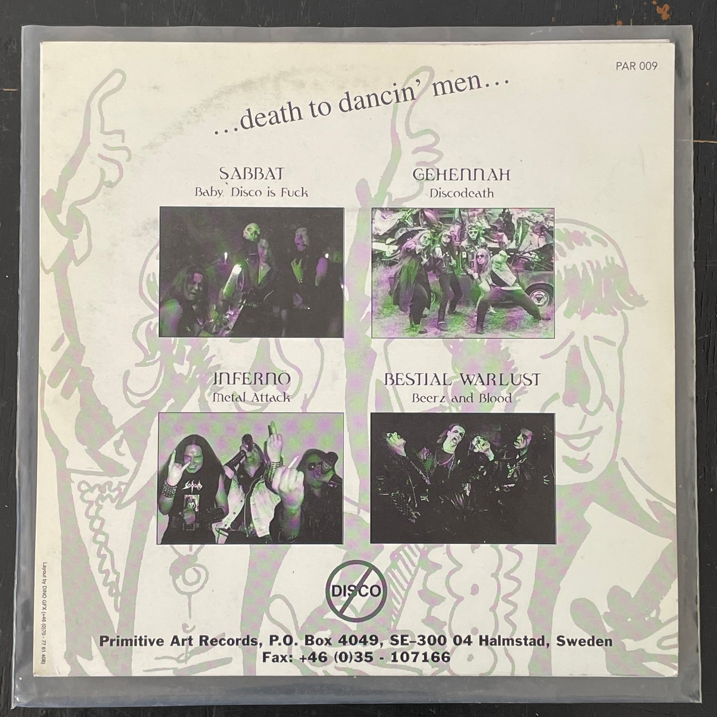 Various Artists - Headbangers Against Disco Volume 1 - 7" EP