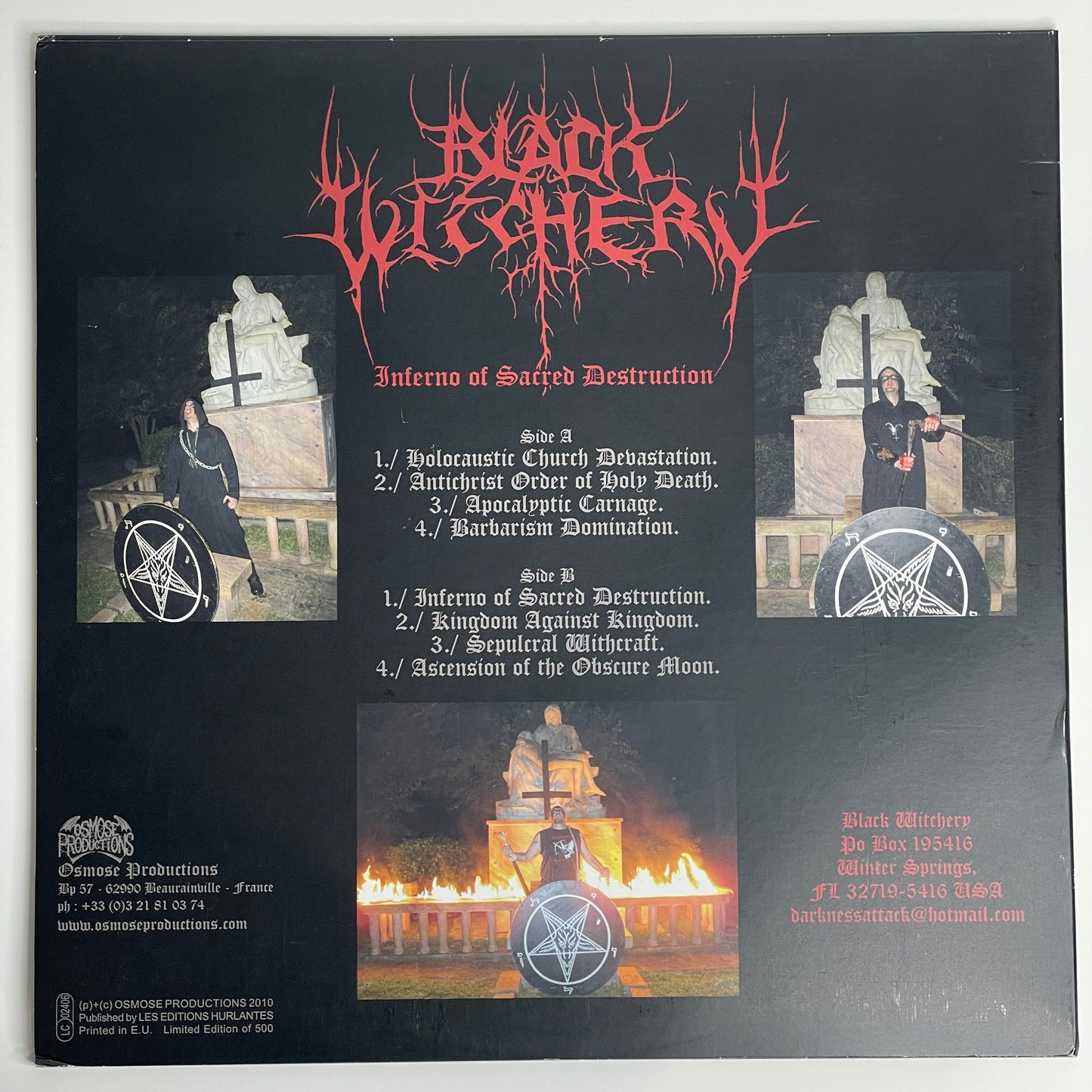 Black Witchery - Inferno of Sacred Destruction original LP (used)
