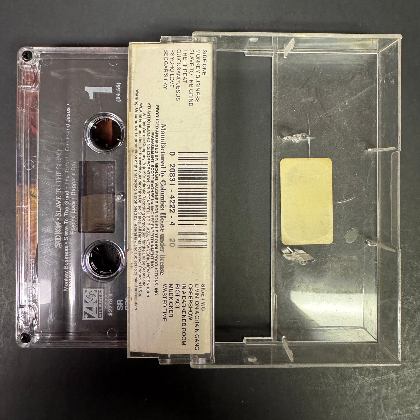 Skid Row – Slave To The Grind original cassette tape (used)