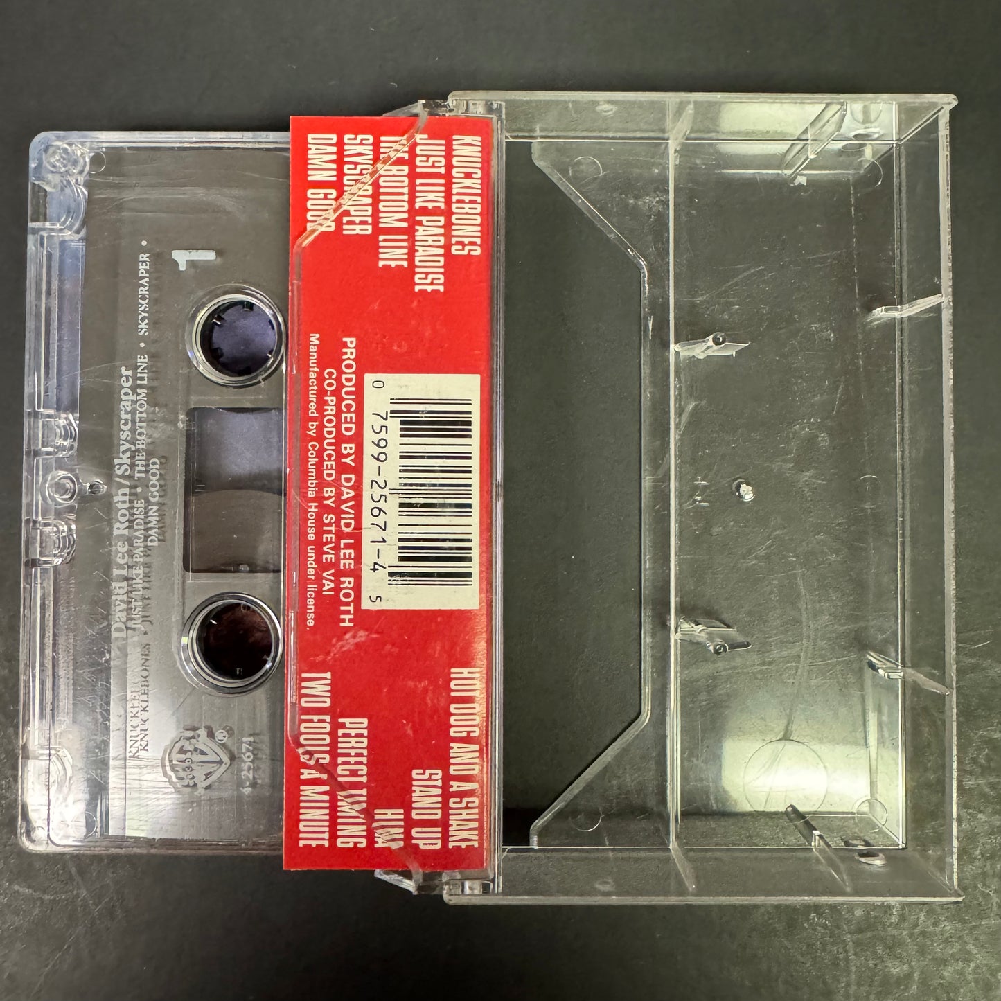 David Lee Roth – Skyscraper original cassette tape (used)