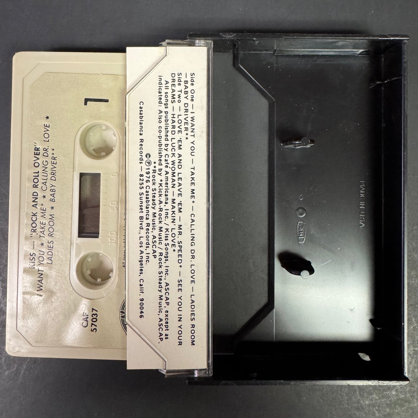 Kiss – Rock And Roll Over original cassette tape (used)