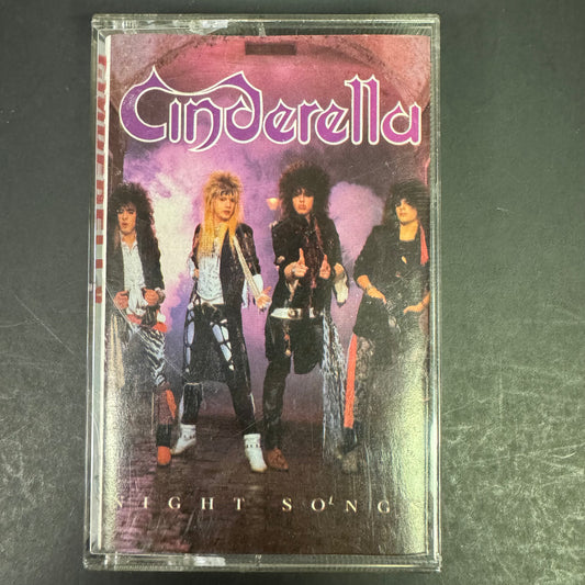 Cinderella – Night Songs original cassette tape (used)