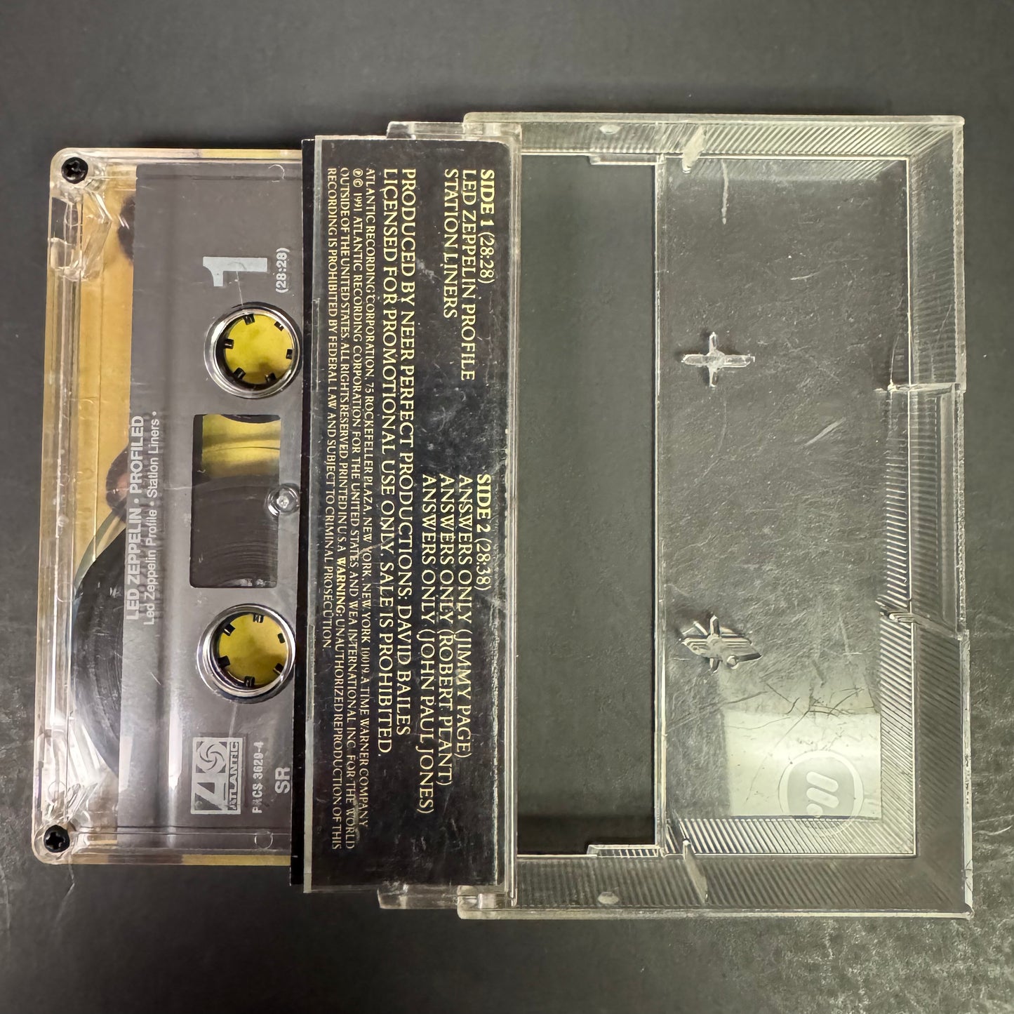 Led Zeppelin – Profiled original cassette tape (used)