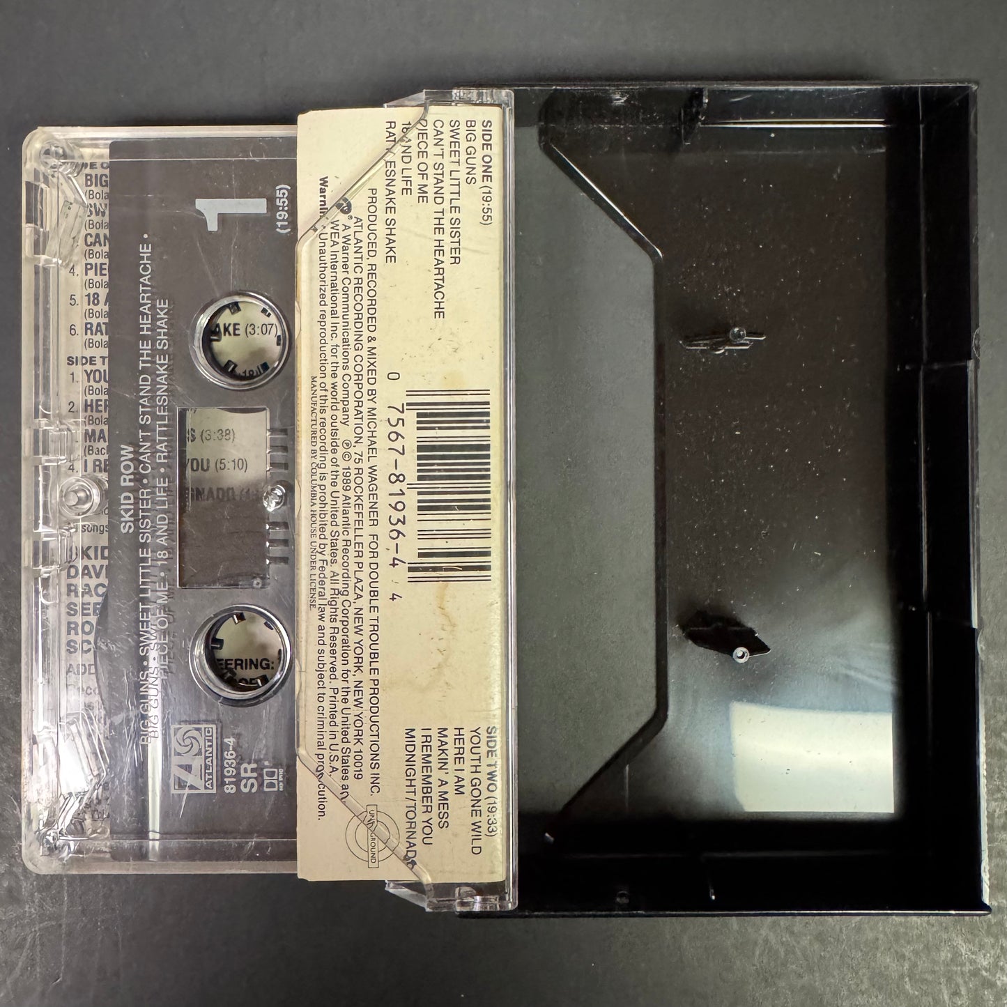 Skid Row – Skid Row original cassette tape (used)