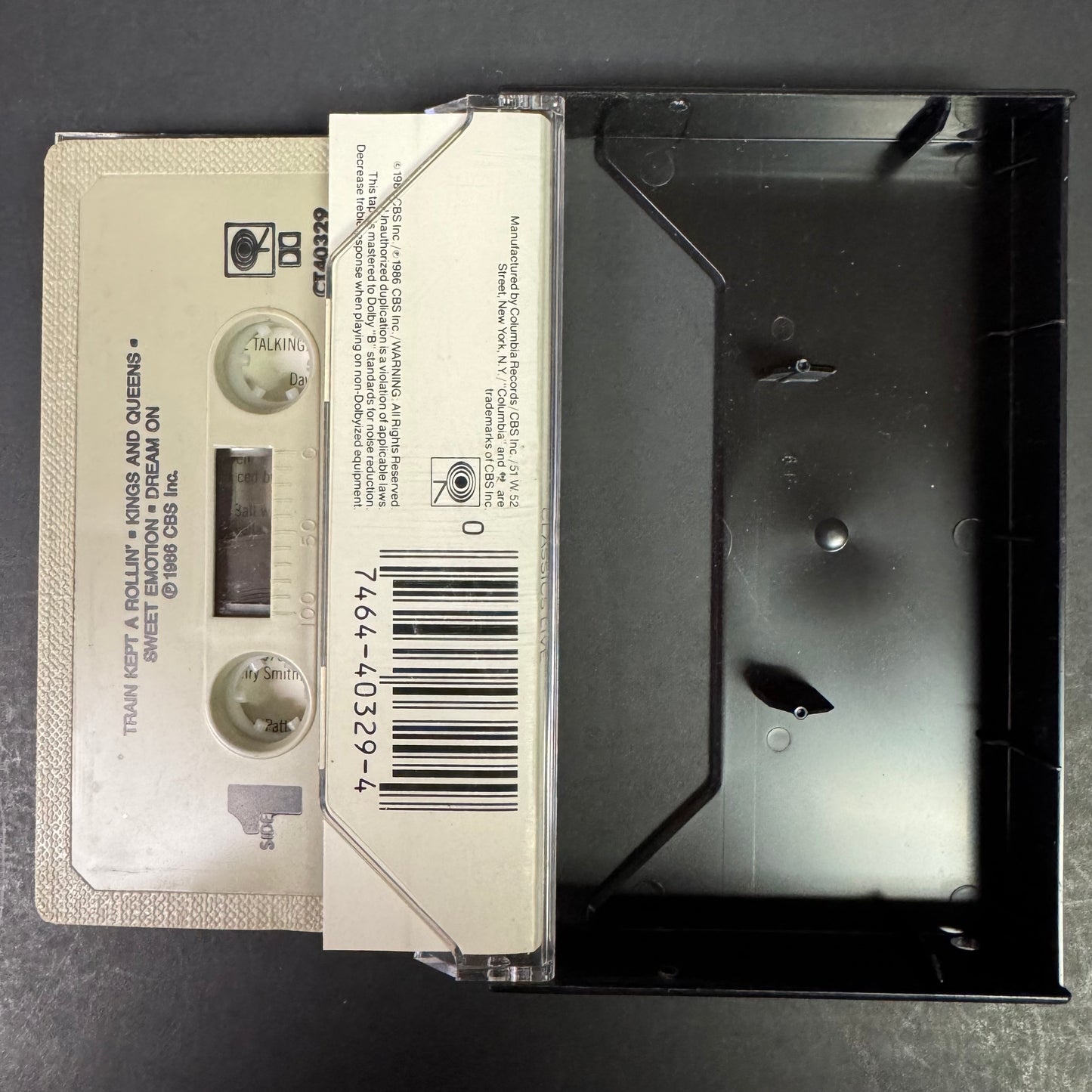 Aerosmith – Classics Live original cassette tape (used)