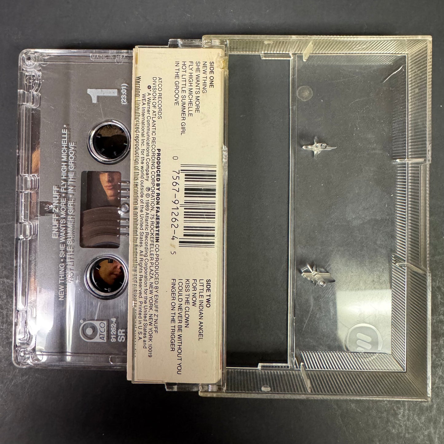 Enuff Z'nuff – Enuff Z'nuff original cassette tape (used)