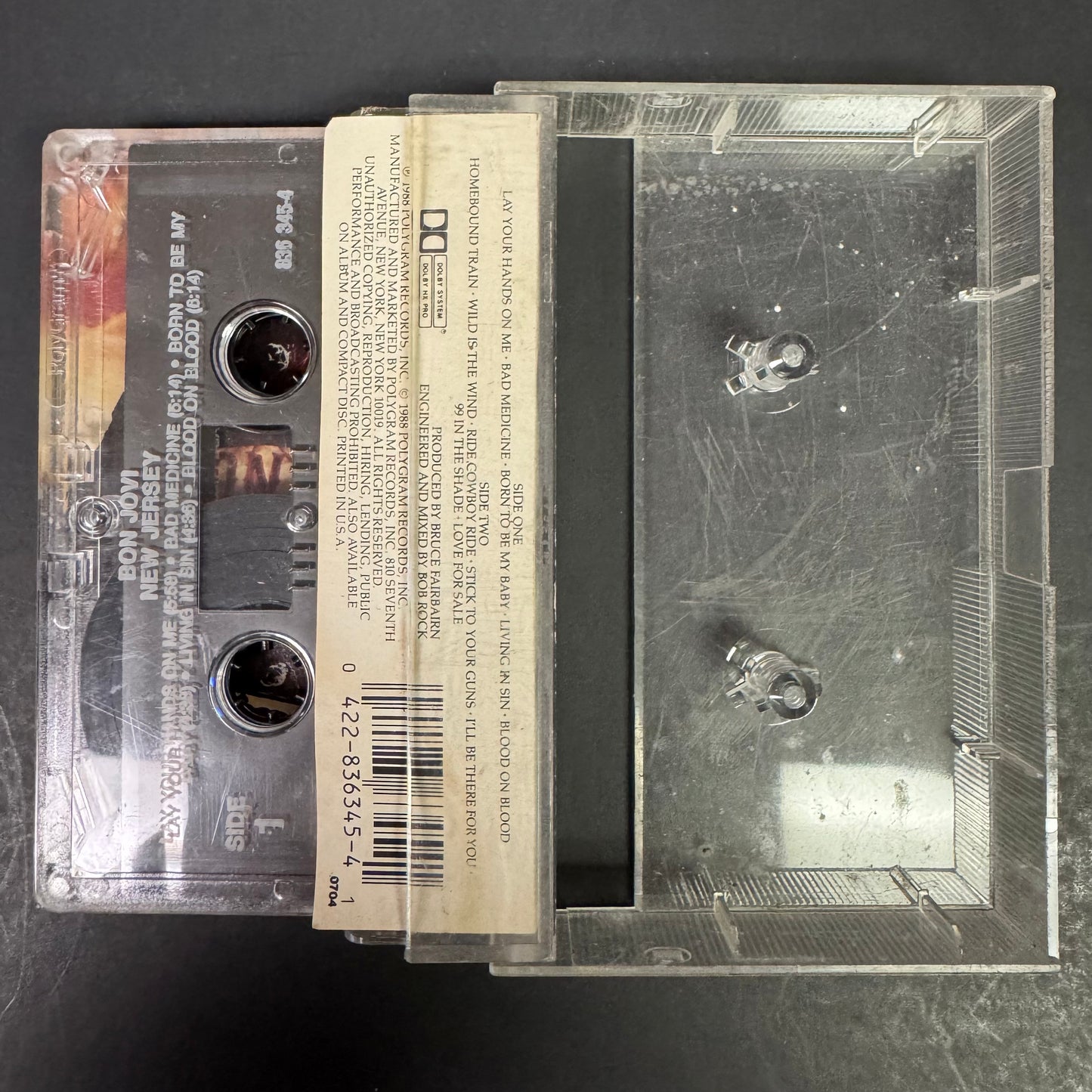 Bon Jovi – New Jersey original cassette tape (used)