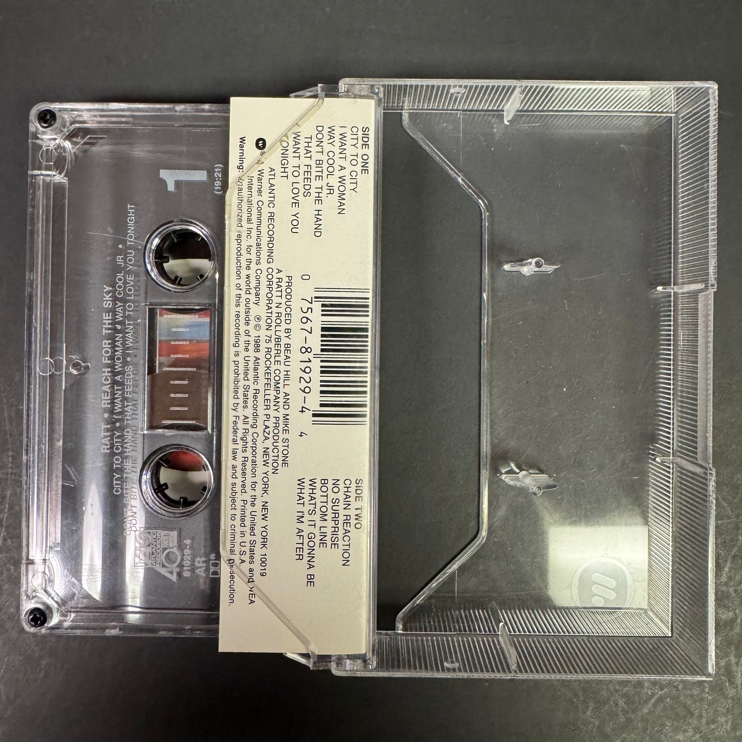 Ratt – Reach For The Sky original cassette tape (used)