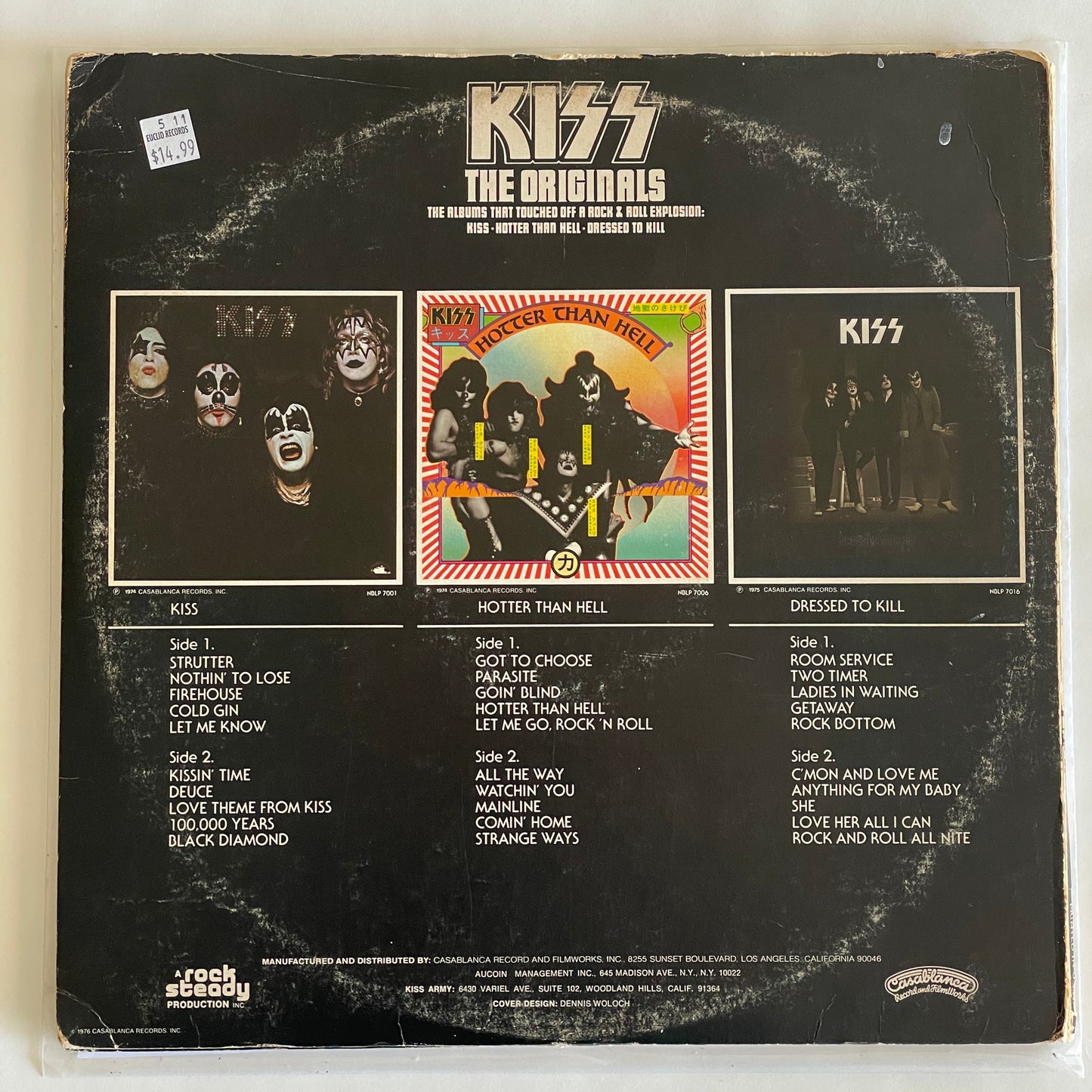 KISS - The Originals original 3xLP (used)