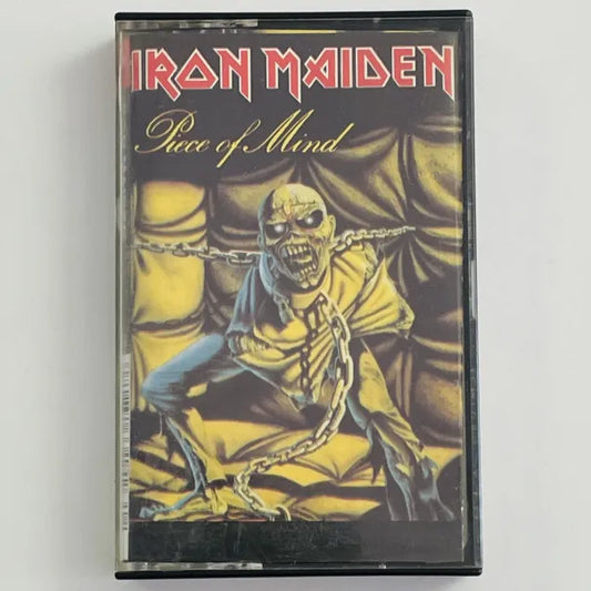 Iron Maiden - Piece of Mind original cassette tape