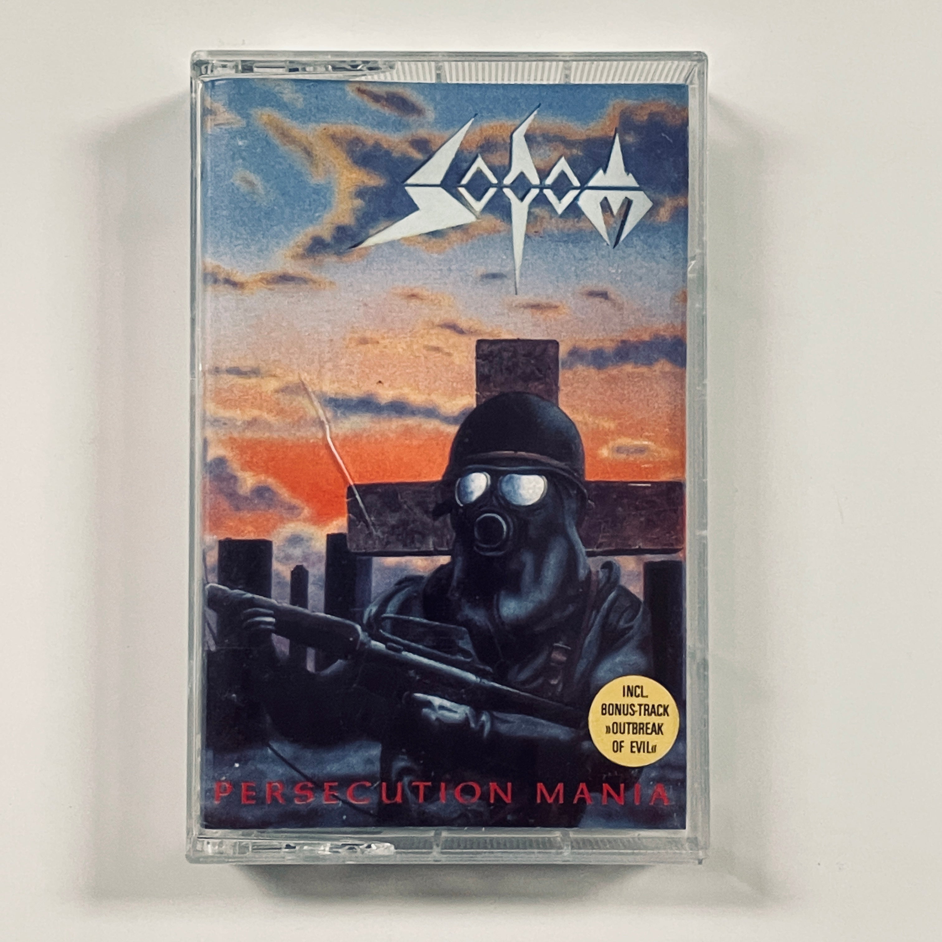 Sodom - Persecution Mania Original Cassette Tape (used) – Vinyl Command