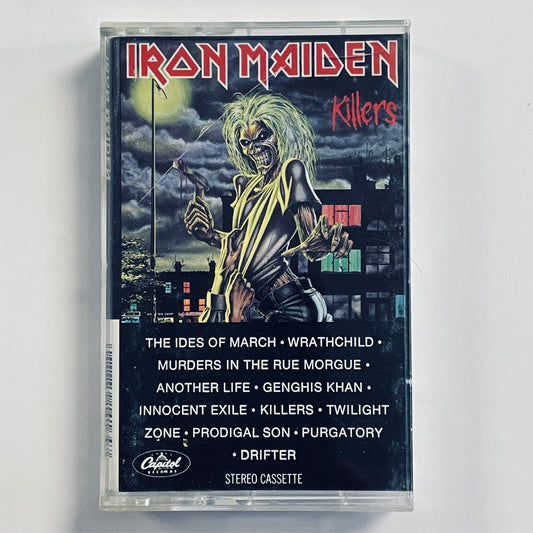 Iron Maiden - Killers original cassette tape