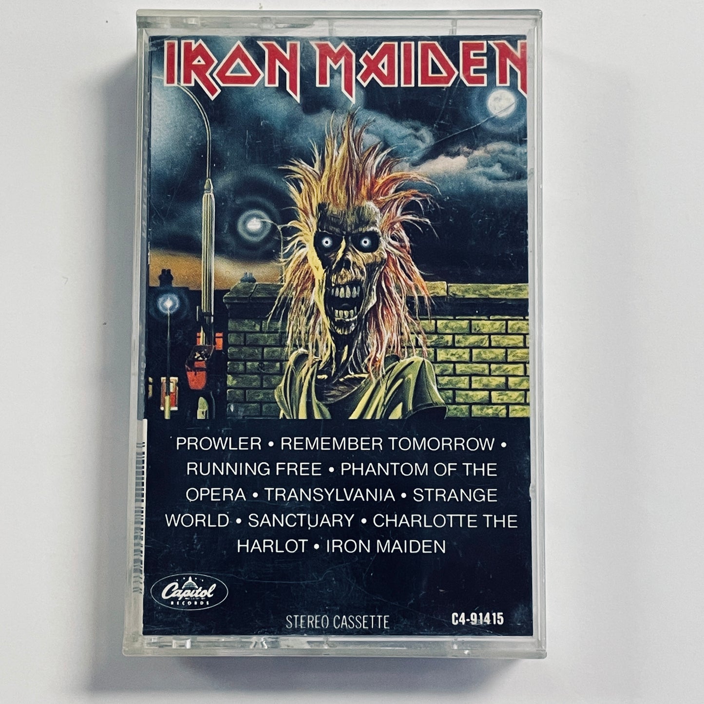 Iron Maiden - s/t original cassette tape