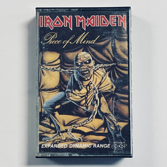 Iron Maiden - Piece of Mind original cassette tape