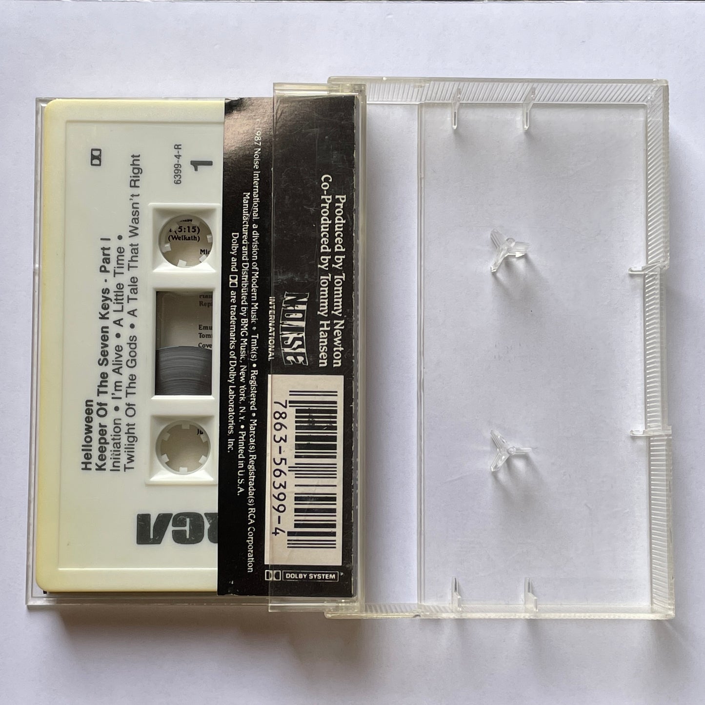 Helloween - Keeper of the Seven Keys Part 1 original cassette tape