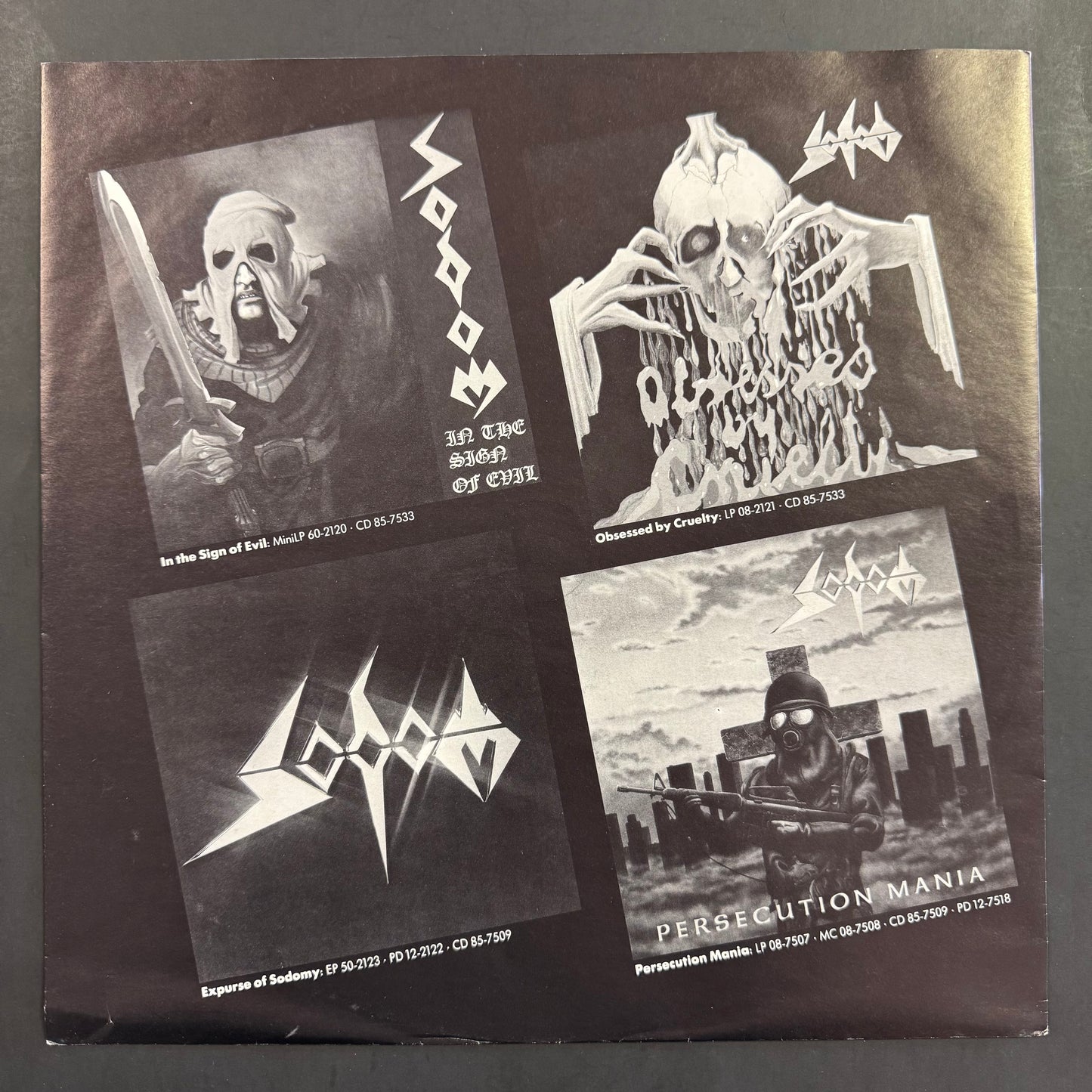 Sodom - Mortal Way of Live original double LP - German pressing (used)