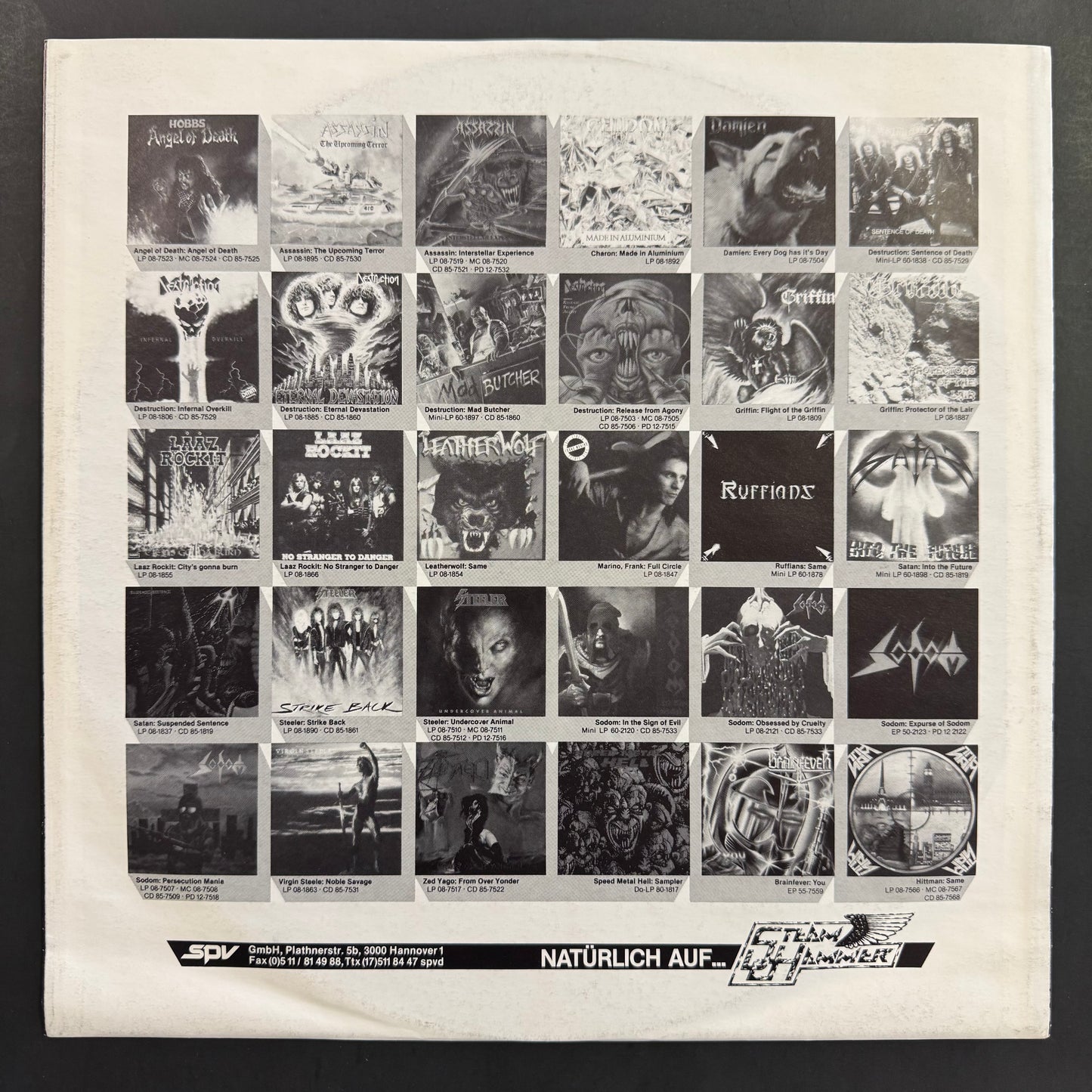 Sodom - Mortal Way of Live original double LP - German pressing (used)