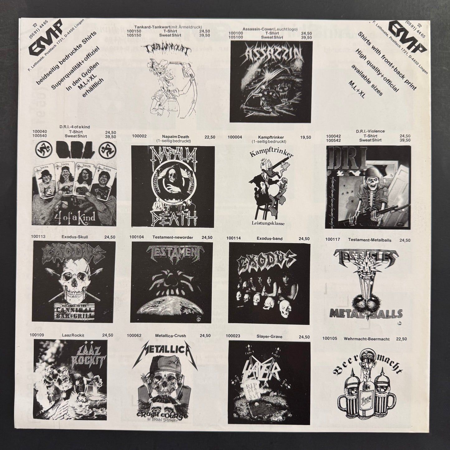 Sodom - Mortal Way of Live original double LP - German pressing (used)