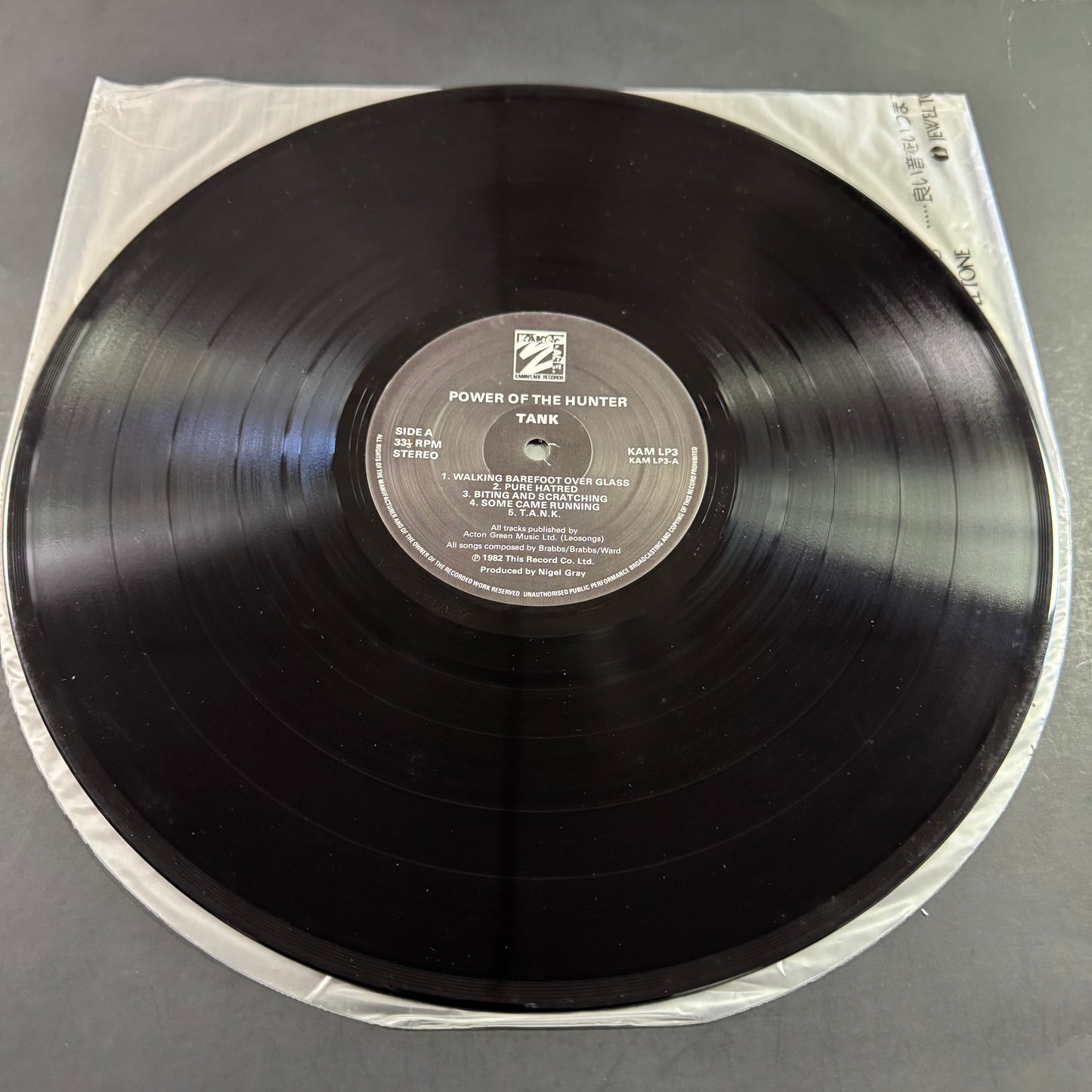 Tank - Power of the Hunter original LP - UK pressing (used)