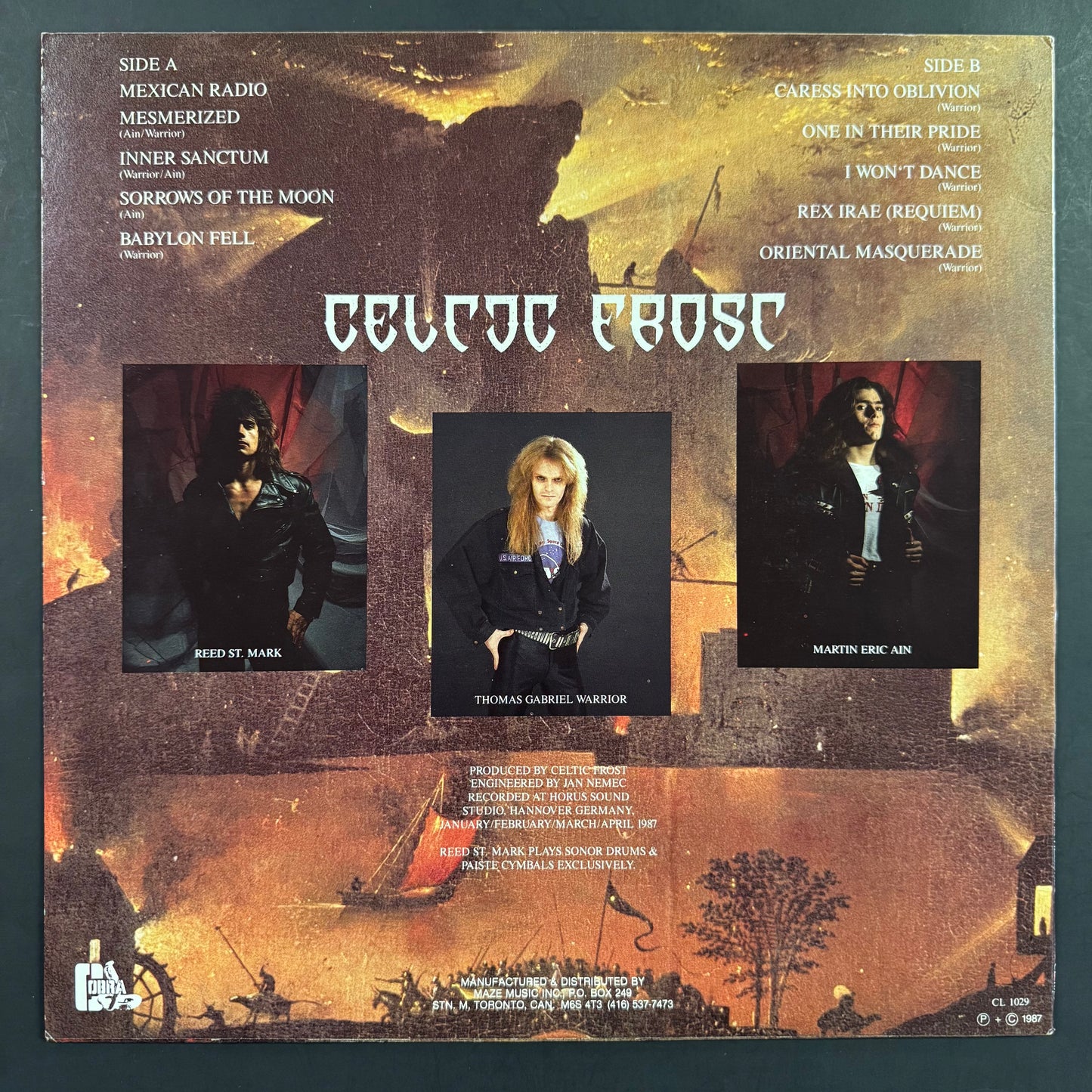 Celtic Frost - Into the Pandemonium original LP - Canadian pressing (used)