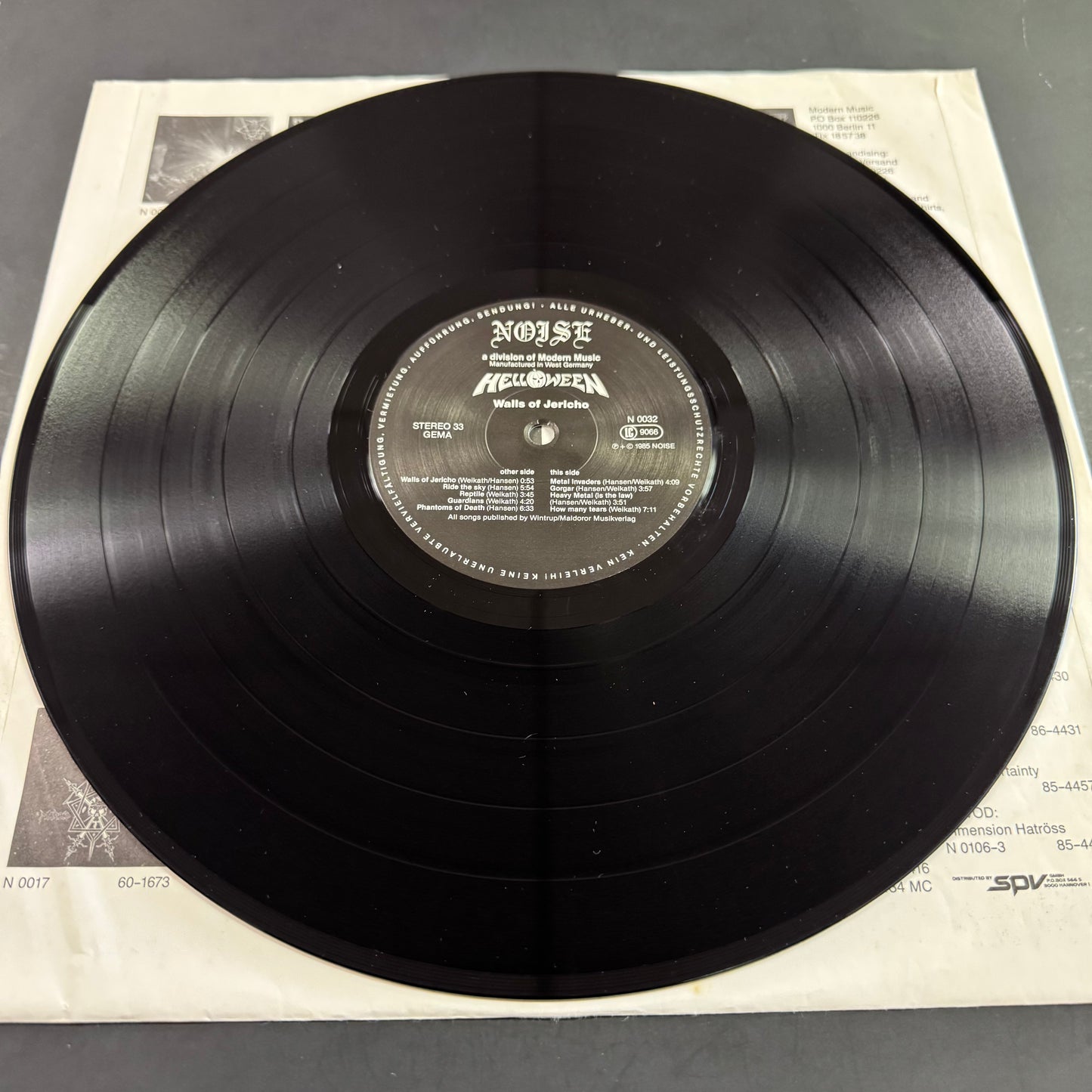 Helloween - Walls of Jericho LP - German pressing (used)
