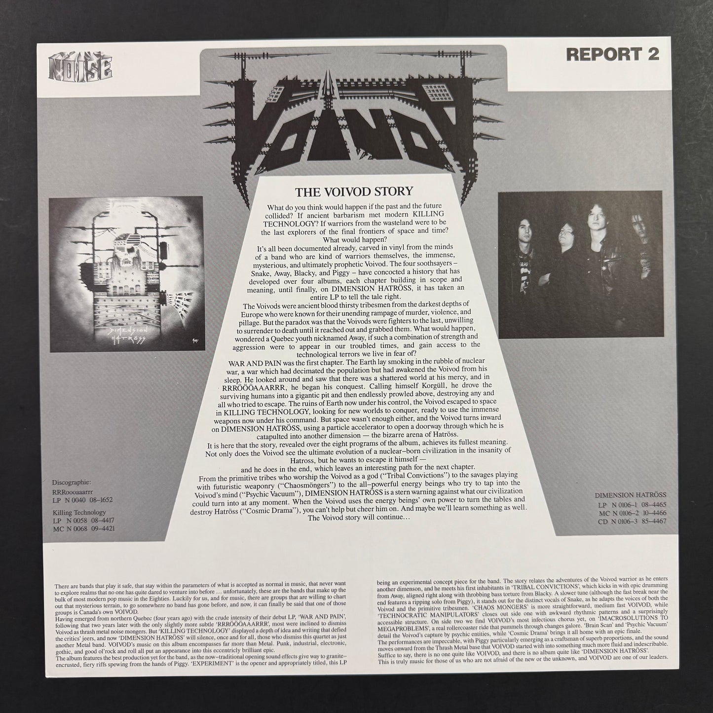 Voivod - Dimension Hatross original LP - German pressing (used)