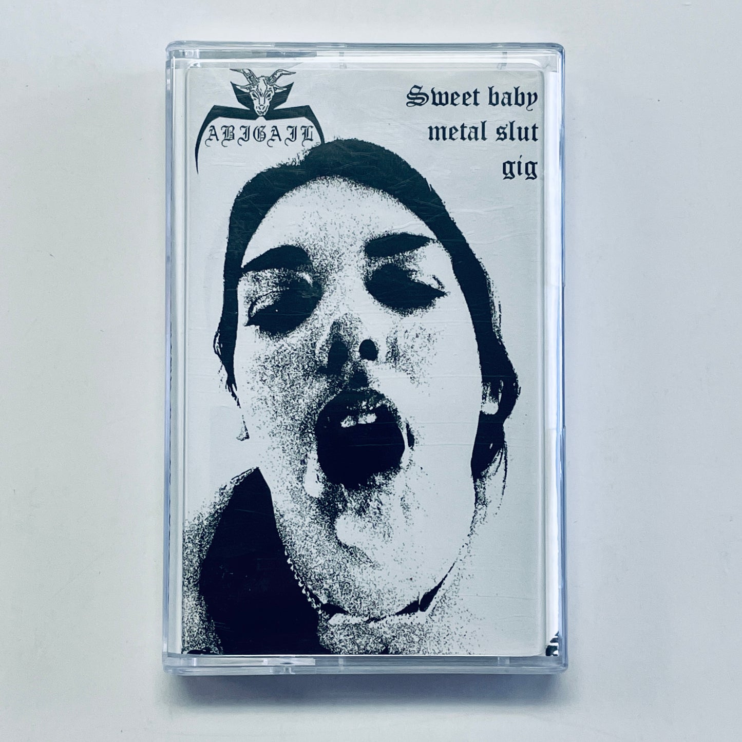 Abigail - Sweet Baby Metal Slut Gig cassette tape (used)