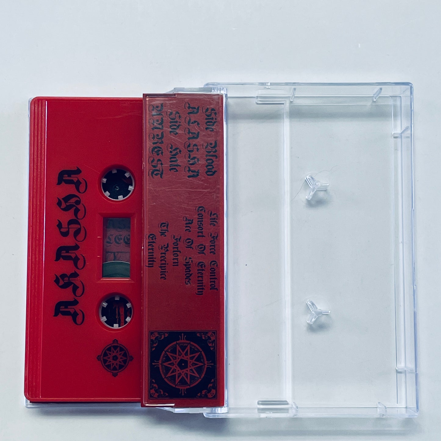 AKASHA/Unrest - Vibrations of Blood and Hate split cassette tape (used)