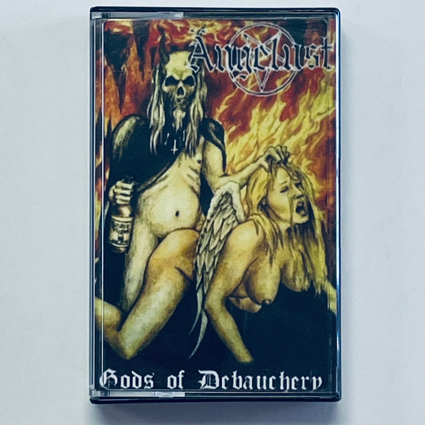 Angelust – Gods Of Debauchery cassette tape (used)