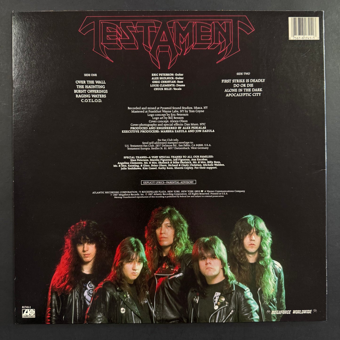 Testament - The Legacy original LP (used)