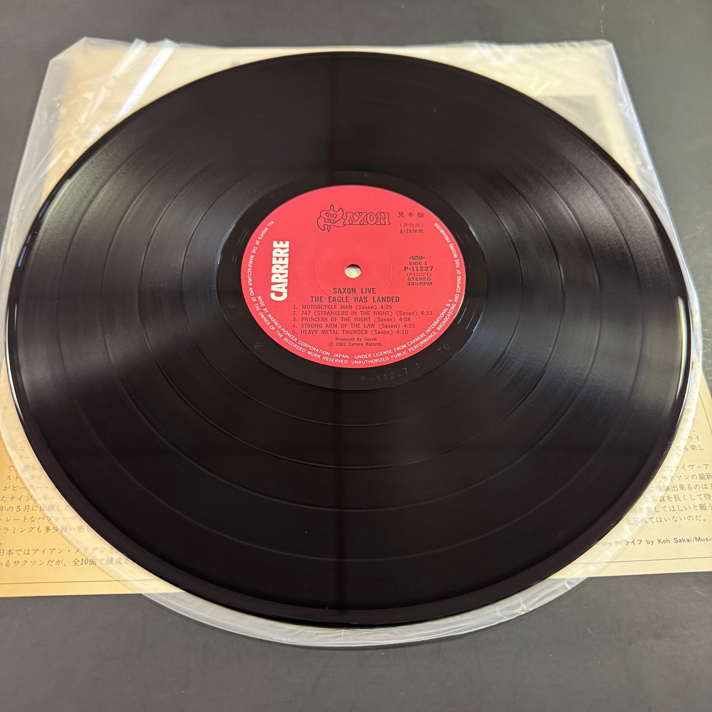 Saxon - The Eagle Has Landed (Live) original LP - Japanese pressing with obi (used)