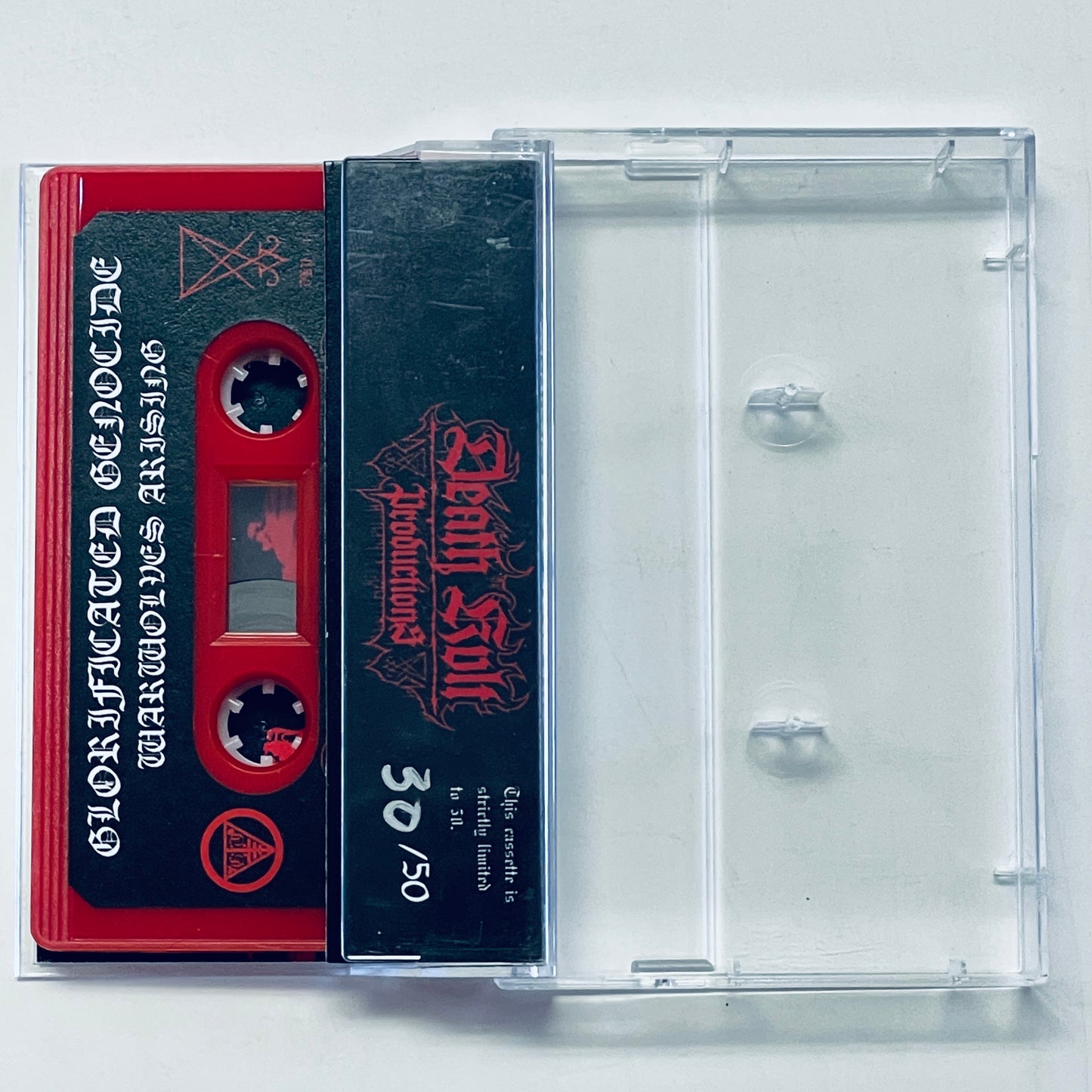 Glorificated Genocide – Warwolves Arising cassette tape (used)