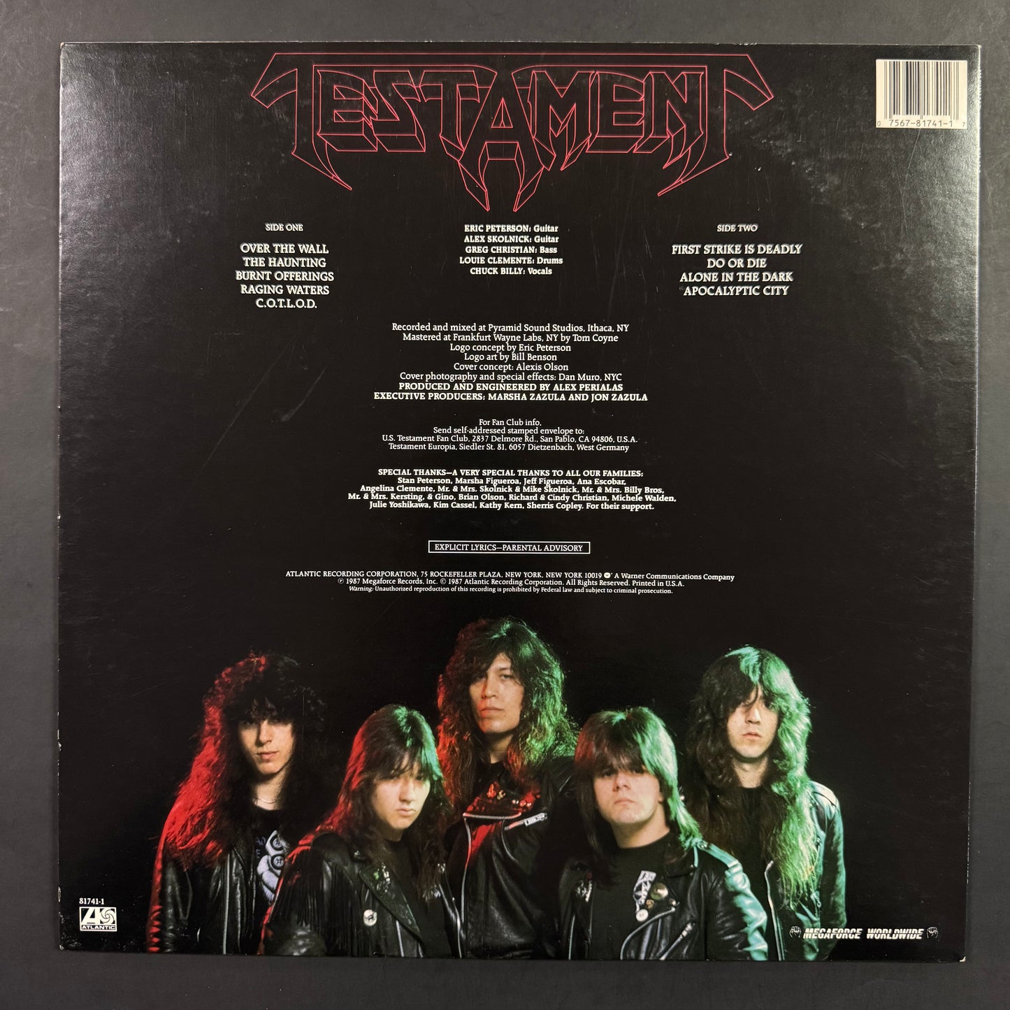 Testament - The Legacy original LP (used)