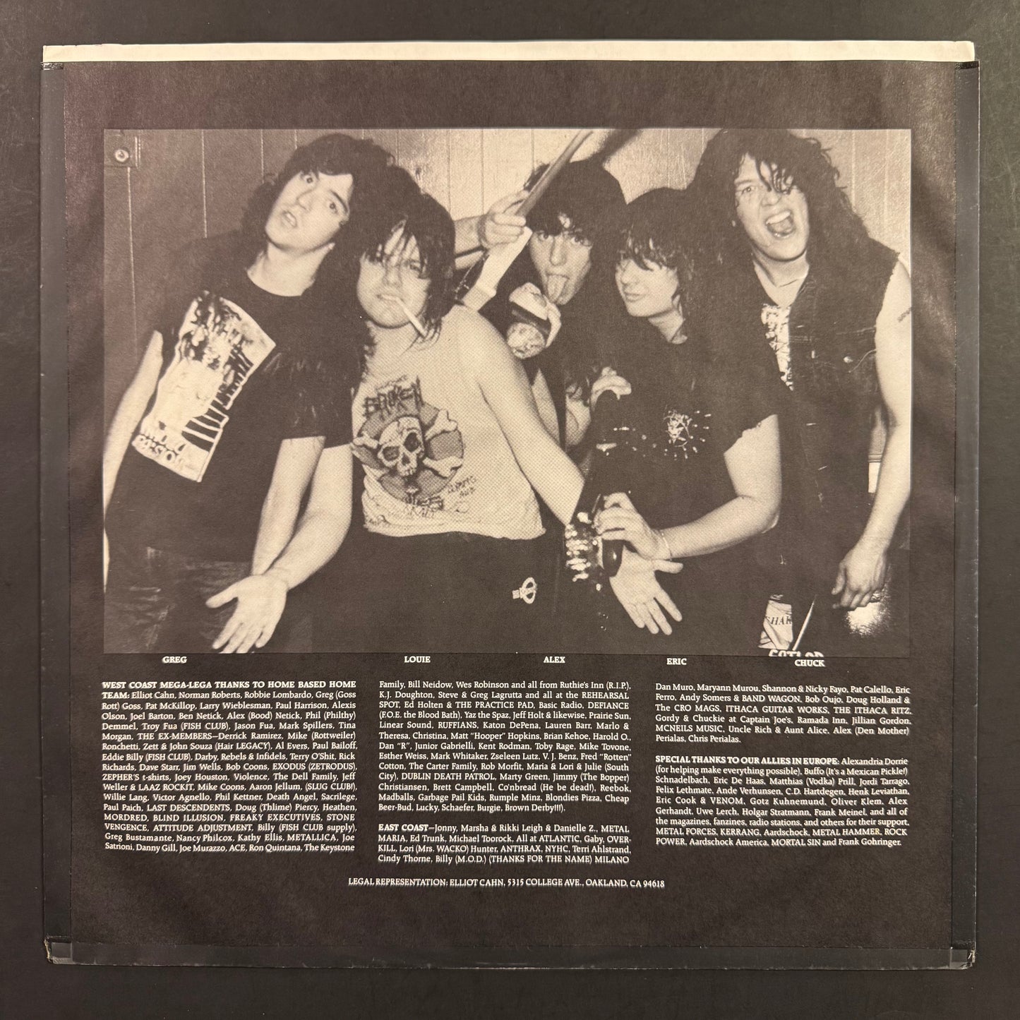 Testament - The Legacy original LP (used)