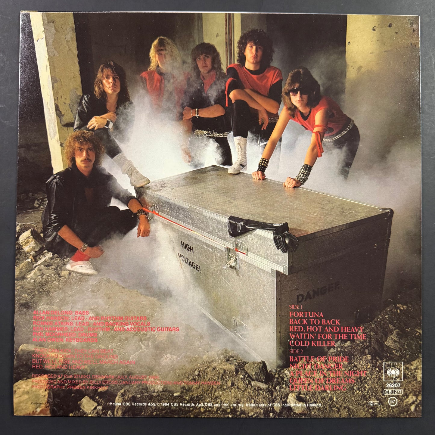 Pretty Maids - Red, Hot and Heavy original LP (used)