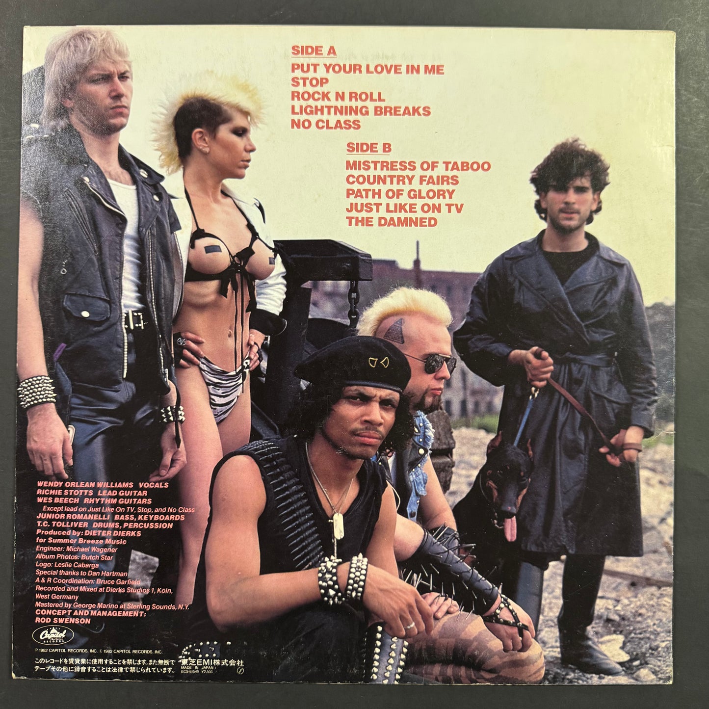 Plasmatics - Coup D'Etat original LP - Japanese pressing (used)