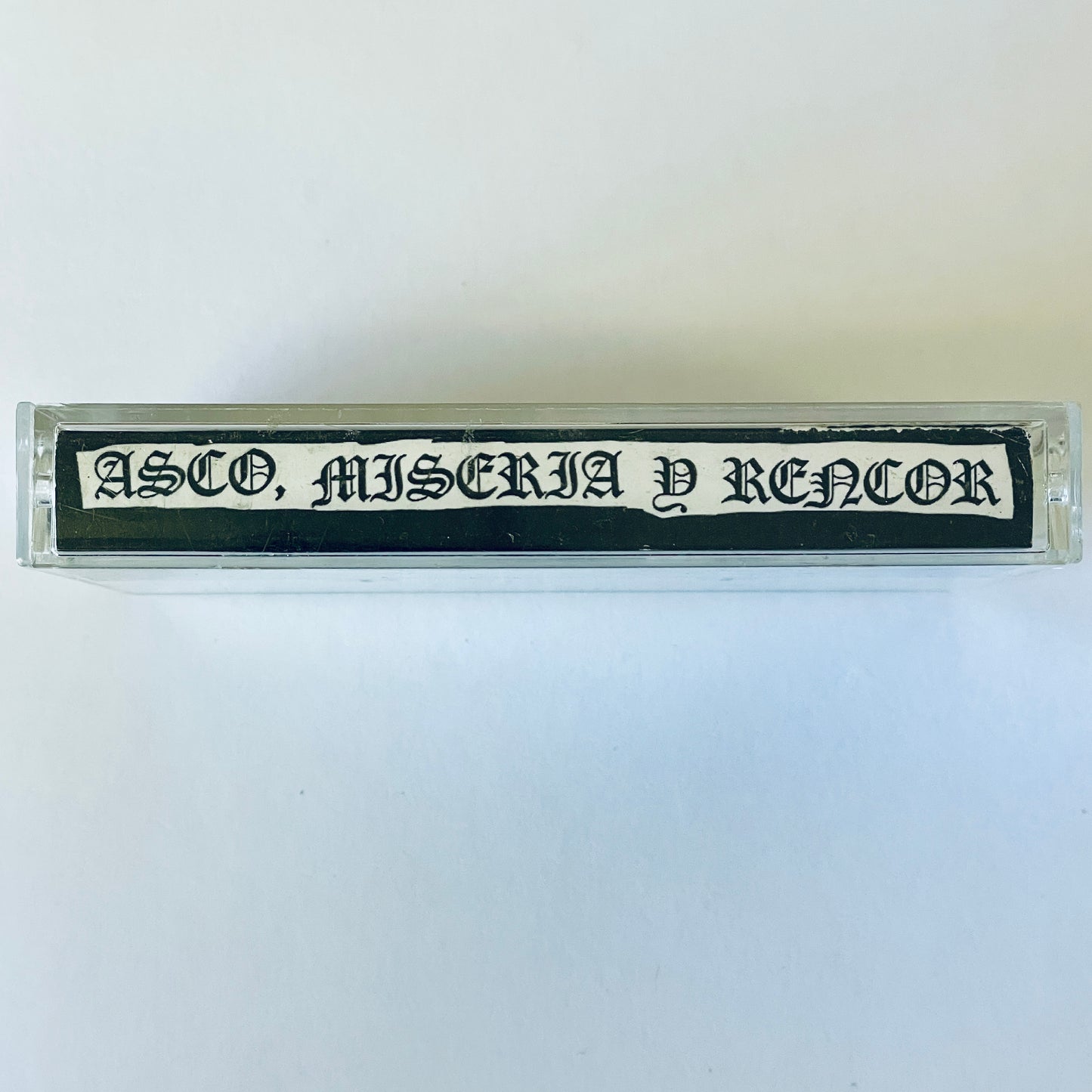 Atonement – Asco, miseria y rencor cassette tape (used)