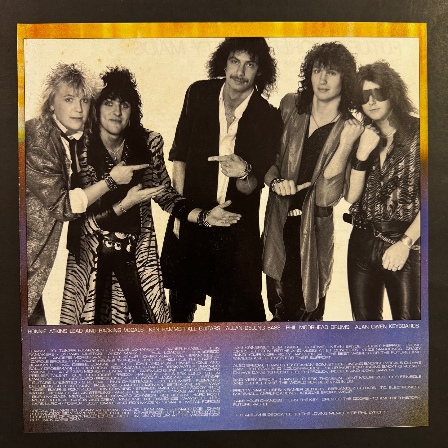 Pretty Maids - Future World original LP - Japanese pressing with obi (used)