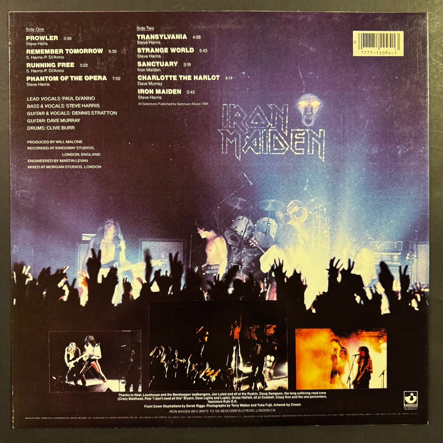 Iron Maiden - Iron Maiden LP (used)