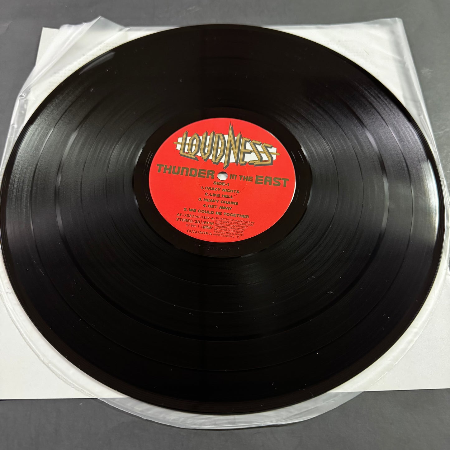 Loudness - Thunder in the East original LP - Japanese pressing (used)