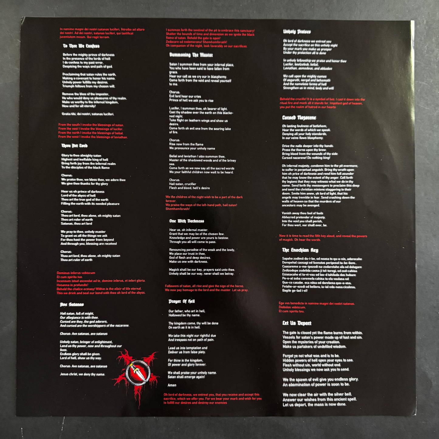 Acheron - Rites of the Black Mass LP (used)