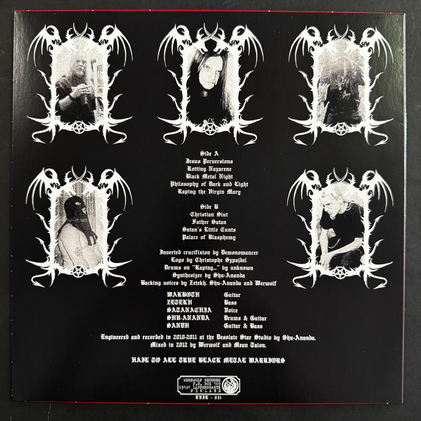 Azazel - Jesus Perversions LP (used)